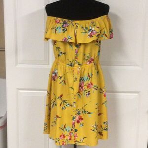 GByGuess Yellow Floral Dress
